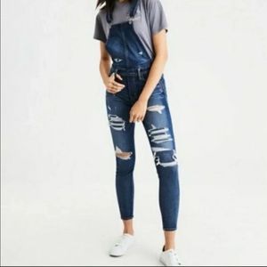 American Eagle Outfitters skinny jean jegging overalls 6L